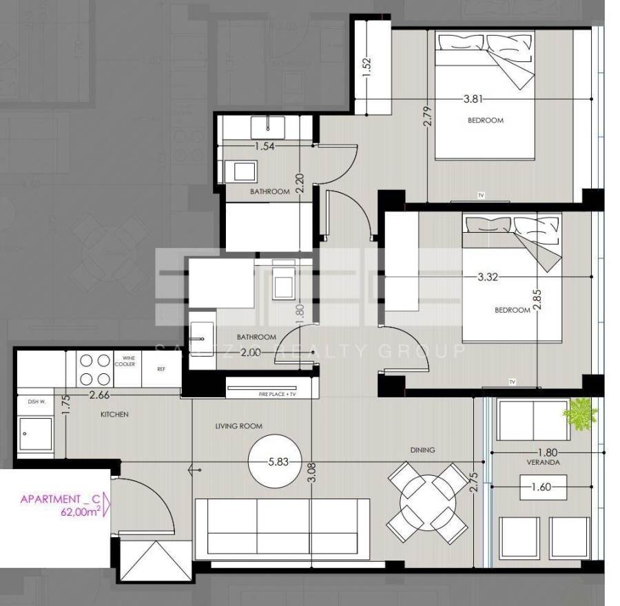 (For Sale) Residential Apartment || Piraias/Piraeus - 62 Sq.m, 2 Bedrooms, 275.000€ 