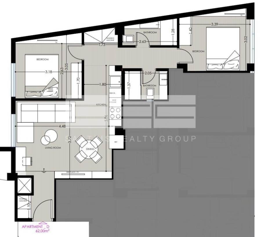 (For Sale) Residential Apartment || Piraias/Piraeus - 62 Sq.m, 2 Bedrooms, 265.000€ 