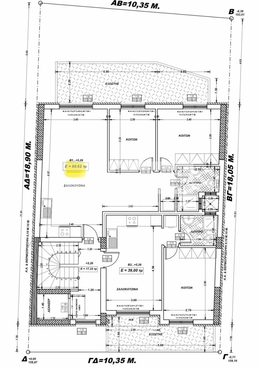 (For Sale) Residential Apartment || Athens Center/Galatsi - 67 Sq.m, 2 Bedrooms, 215.000€ 